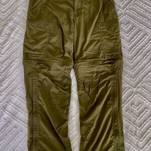 REI Sahara Convertible Pants - Olive Green
